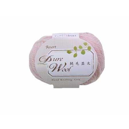 特価毛糸 リゾート純毛並太 col.25 ライトピンク系 ダルマ手編み糸