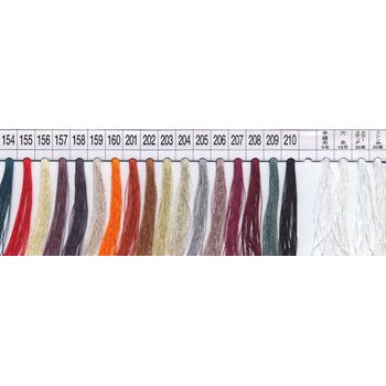 フジックス タイヤー 絹手縫い糸・絹カード 154〜210