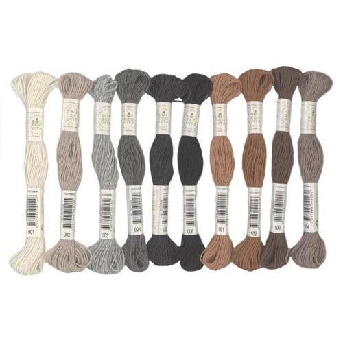 DMC Art.360 ECO VITA エコヴィータ ウールスレッド 約16mカセ col.001〜104