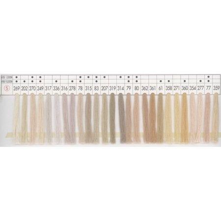 サンカブト スパンミシン糸 60番 5000m col.269〜359