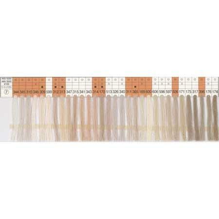 FTC コロナゴールド スパンミシン糸 50番 5000m col.344〜174