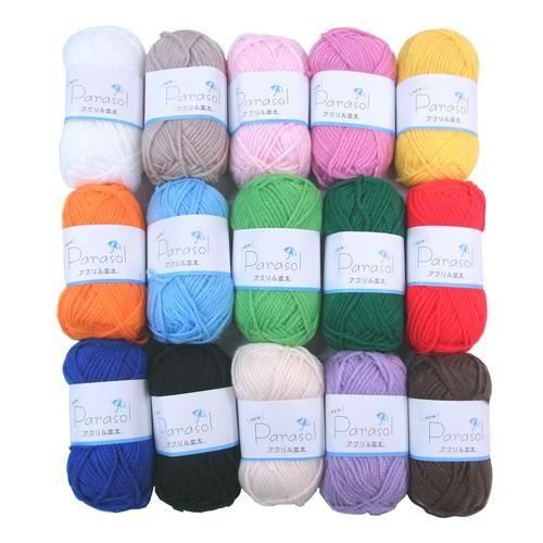 横田 ダルマ毛糸 ダルマ 特価毛糸 NEW パラソル アクリル並太