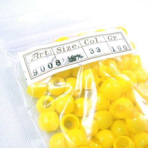 ループエンド 10mm 100個入 黄