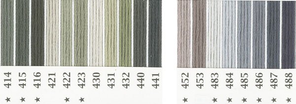 オリムパス刺繍糸 25番 青・水色系 2 の参考画像2