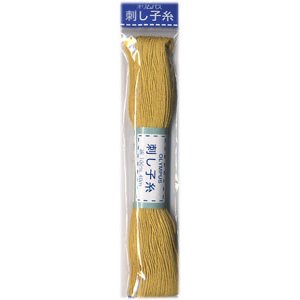 オリムパス 刺し子糸 黄土色 col.5　20m
