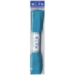 オリムパス 刺し子糸 ターコイス col.17　20m