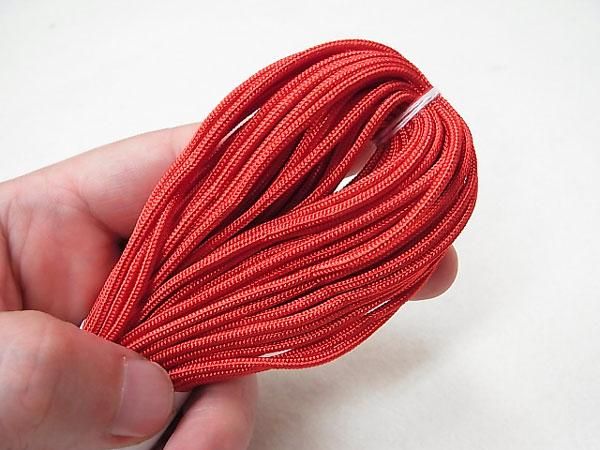 人八紐 赤 太さ約2mm 約150m 通販 手芸の店 もりお
