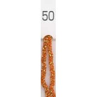 ■廃番■ リリアンの糸 col.50 オレンジ金ラメ