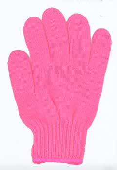 カラー手袋・軍手 ピンク 運動会・体育祭など