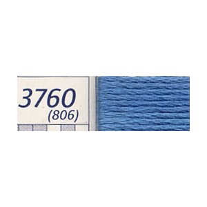 DMC刺繍糸 25番 806（3760）