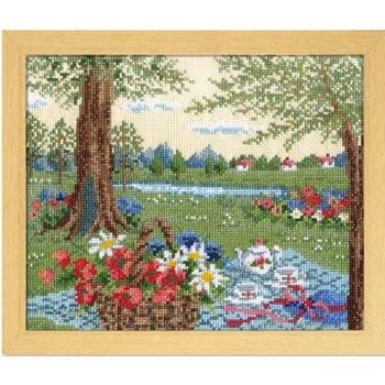 オリムパス 刺繍キット アリスの木陰のティータイム 7427 通販