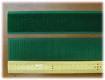 マジックテープ 手芸・縫製用 緑色