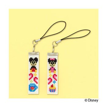 オリムパス 刺繍キット ストラップししゅう ミッキー＆ミニー ST-31