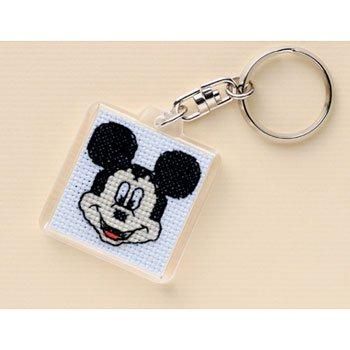 オリムパス 刺繍キット キーリング ミッキーマウス Ks 63 ディズニー 通販 手芸の店 もりお