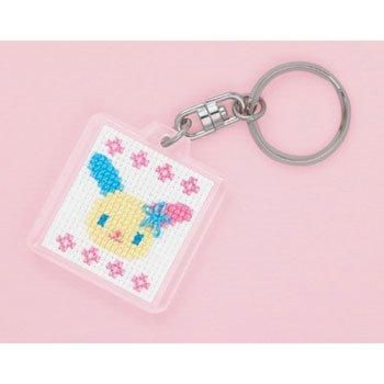 オリムパス 刺繍キット キー・リング ウサハナ KS-94 サンリオ