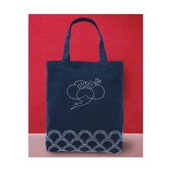 オリムパス 刺し子キット バッグ 鶴梅 刺し子 212 通販｜手芸の