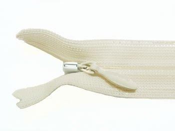 YKK 2CC コンシールファスナー 22cm col.801 生成