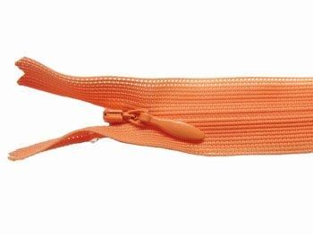 YKK 2CC コンシールファスナー 22cm col.523 オレンジ 通販