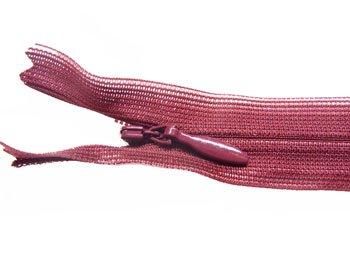 YKK 2CC コンシールファスナー 22cm col.527 ボルドー