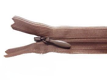 YKK 2CC コンシールファスナー 22cm col.568 茶色