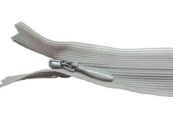 YKK 2CC コンシールファスナー 22cm col.576 薄グレー系2