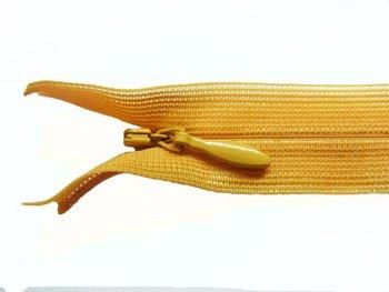 YKK 2CC コンシールファスナー 52cm col.846 橙色