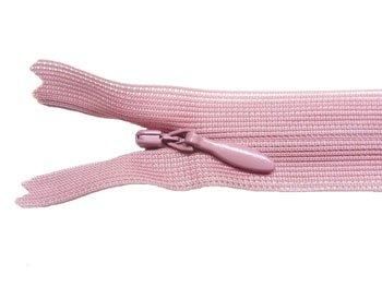 YKK 2CC コンシールファスナー 52cm col.070 ローズ