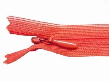 YKK 2CC コンシールファスナー 52cm col.819 朱色