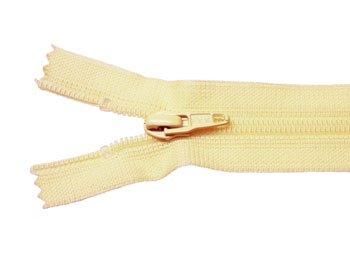 YKK 25FK フラットニットファスナー 30cm col.505 たまご色