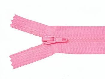 YKK 25FK フラットニットファスナー 30cm col.515 濃ピンク