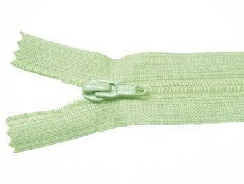 YKK 25FK フラットニットファスナー 30cm col.532 薄緑