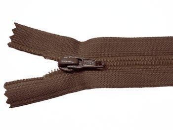 YKK 25FK フラットニットファスナー 30cm col.570 焦げ茶