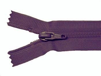 YKK 25FK フラットニットファスナー 50cm col.863 あづき色