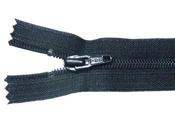 YKK 25FK フラットニットファスナー 50cm col.075 薄黒