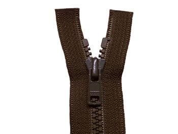 YKK 4VS ビスロンオープンファスナー 60cm col.570 焦げ茶