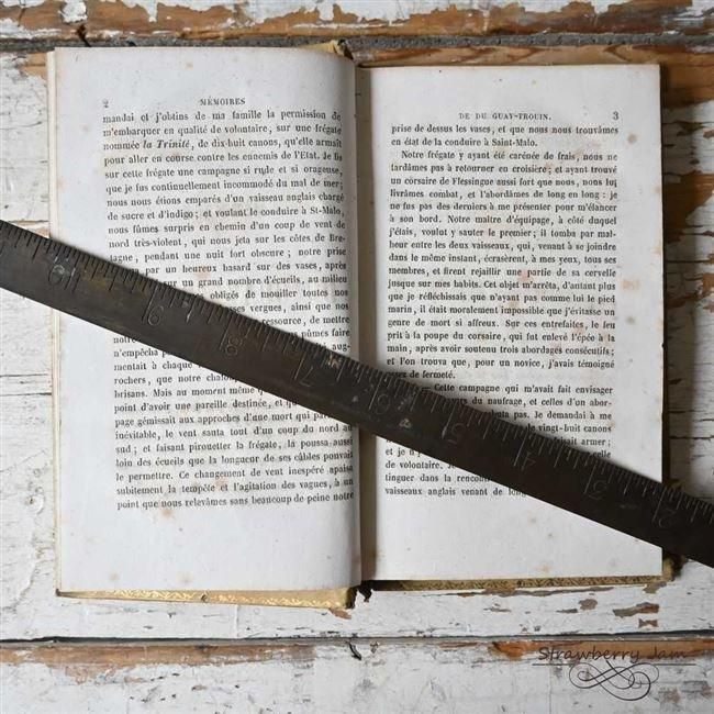 L3602-11 送料込！フランスアンティーク 1853年代 洋書 古書
