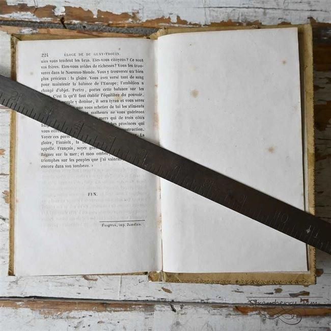 L3602-11 送料込！フランスアンティーク 1853年代 洋書 古書