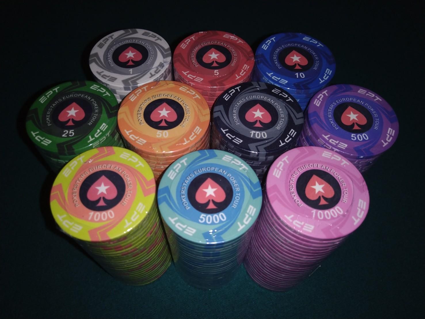 EPTポーカーチップ $10000-350枚poker_goods