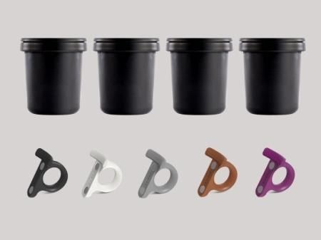 Amazon｜ovject ほうろうフックマグ 360ml 4個SET ブラック
