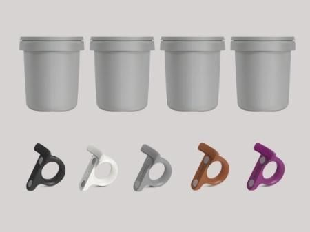 ovject ほうろうフック マグ4個SET[360ml] - ホーロー製品の