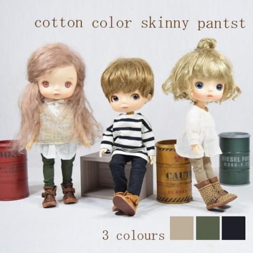 MONSTDOLL (モンストドール)専用サイズ コットン スキニーパンツ