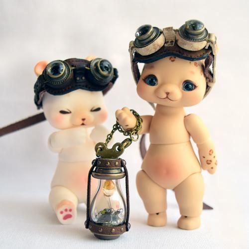 ドール用 ミニチュア スチームパンク ランタン steampunk lantern