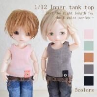 ☆ダブルウエストシリーズのボトムスにジャストな丈のインナーシリーズ☆インナー タンクトップ 5colors