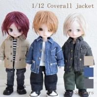 1/12ボディ兼用サイズ カバーオール シャツジャケット 3colors tlo