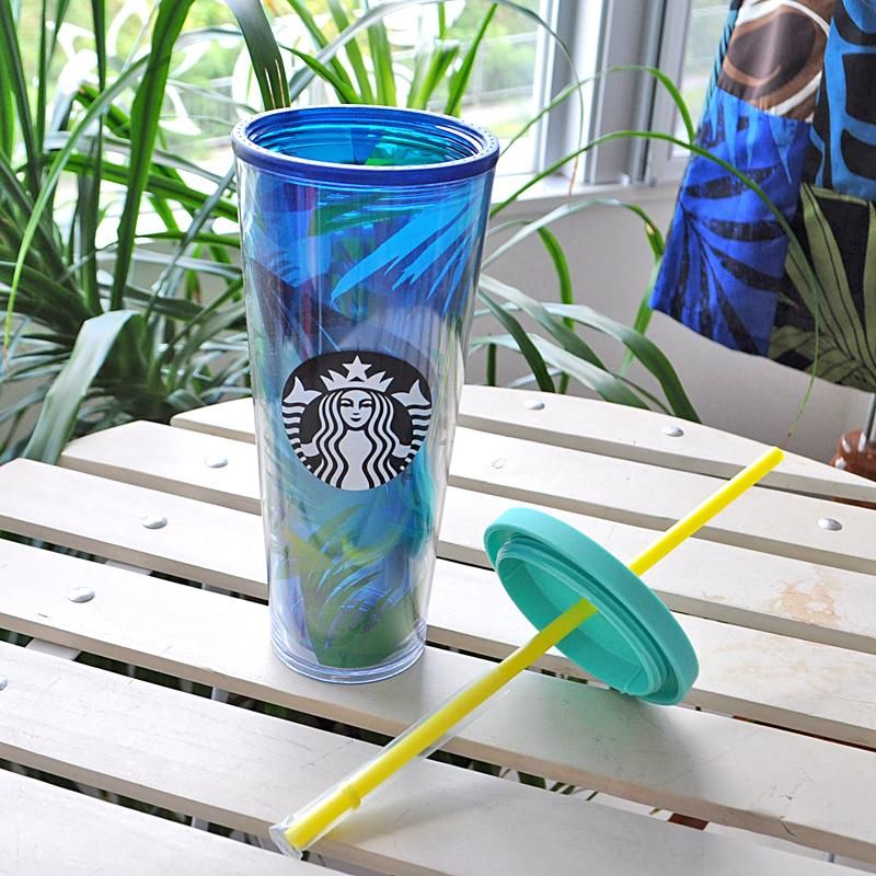 Starbucks Hawaii Aloha Vibes 24oz Venti Clear Plastic Cold Drink