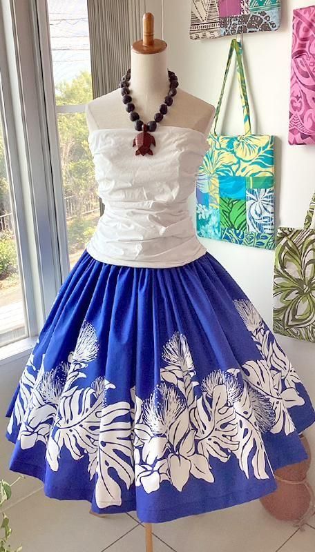 パウスカート - Pink Lei ピンク・レイ - ハワイアン