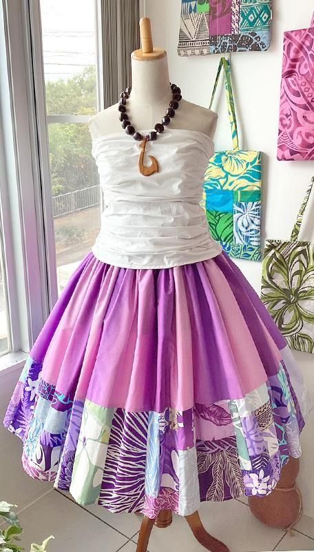 Pink Lei ピンク・レイ - ハワイアンファブリック、ハワイアン雑貨