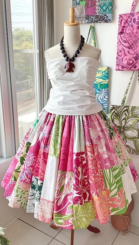 Pink Lei ピンク・レイ - ハワイアンファブリック、ハワイアン