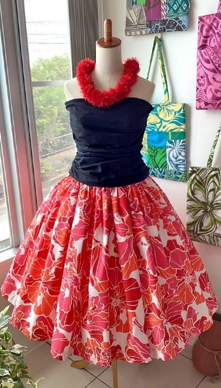 パウスカート - Pink Lei ピンク・レイ - ハワイアン