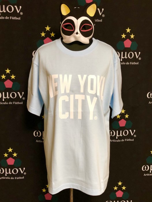 NEW YOKU CITY×WMONコラボTシャツ（ライトブルー・定番） - SOCCER SHOP diego WEB SHOP （WMON  OFFICIAL SHOP）